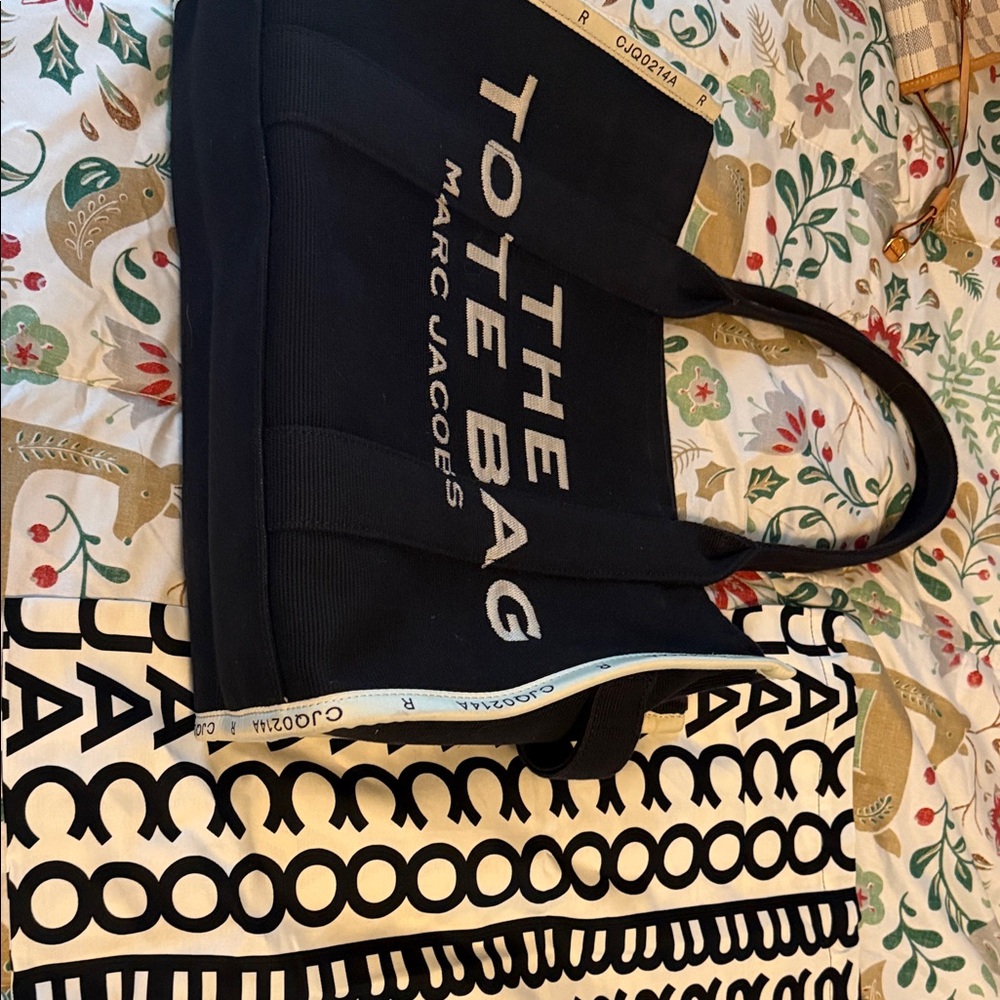 Marc Jacobs Black Canvas Tote